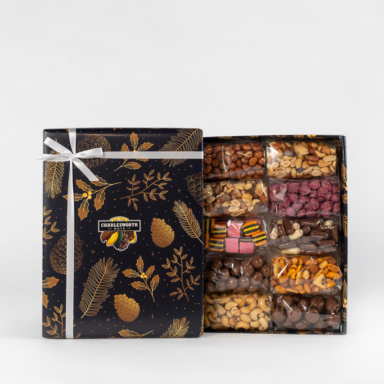 Christmas Gift box, filled with delicious chocolates and nuts