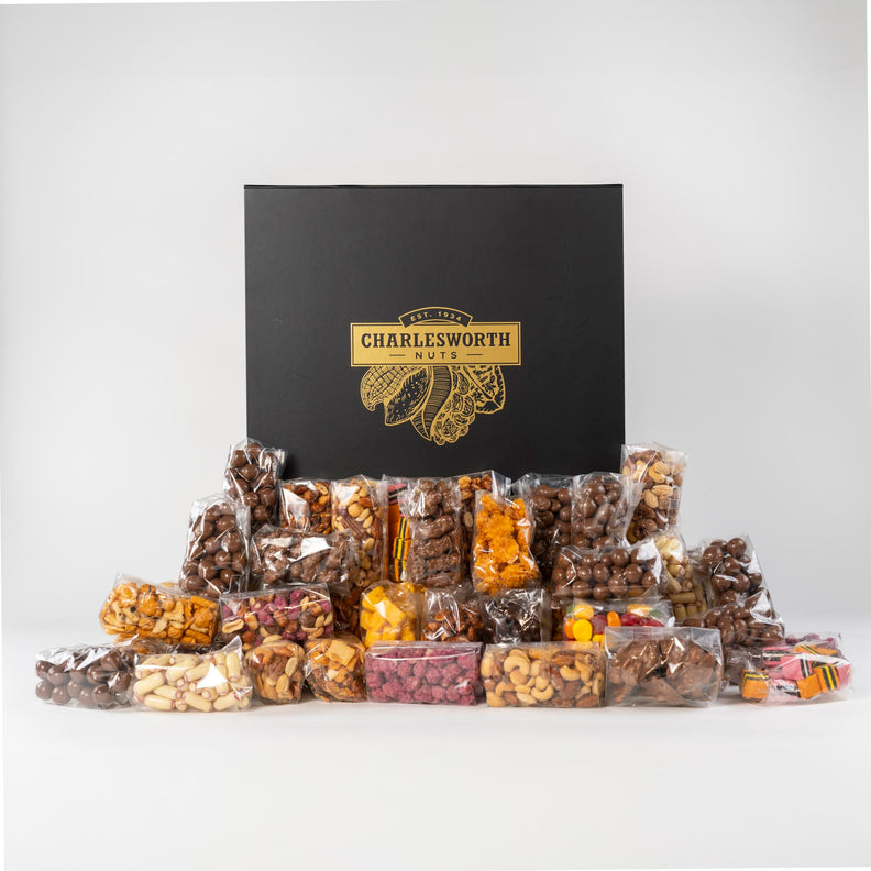 Corporate Gift Box filled with chocolates and nuts